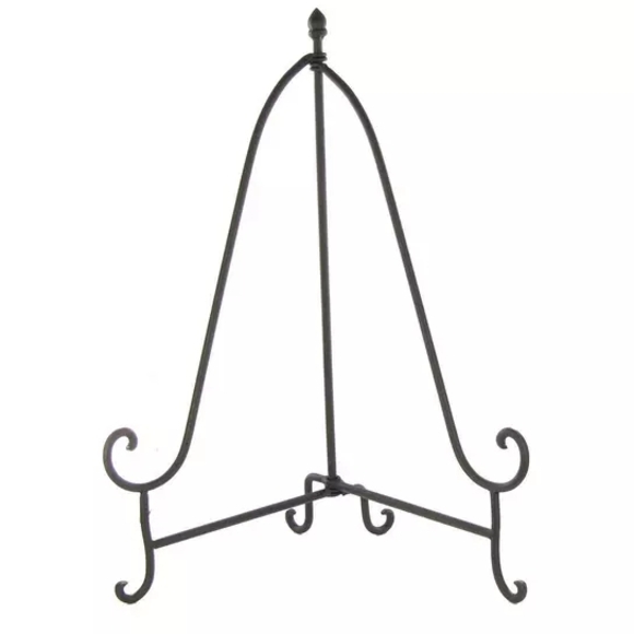 Other - Huge Elegant Black Mahogany Metal EaselMetal Easel Stand